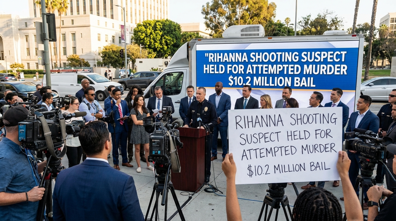 Rihanna Shooting Suspect Held on $10.2 Million Bail