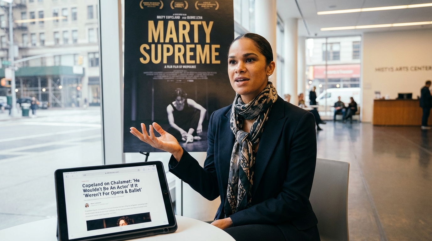 Misty Copeland: Timothée Chalamet Owes Acting Success to Ballet & Opera