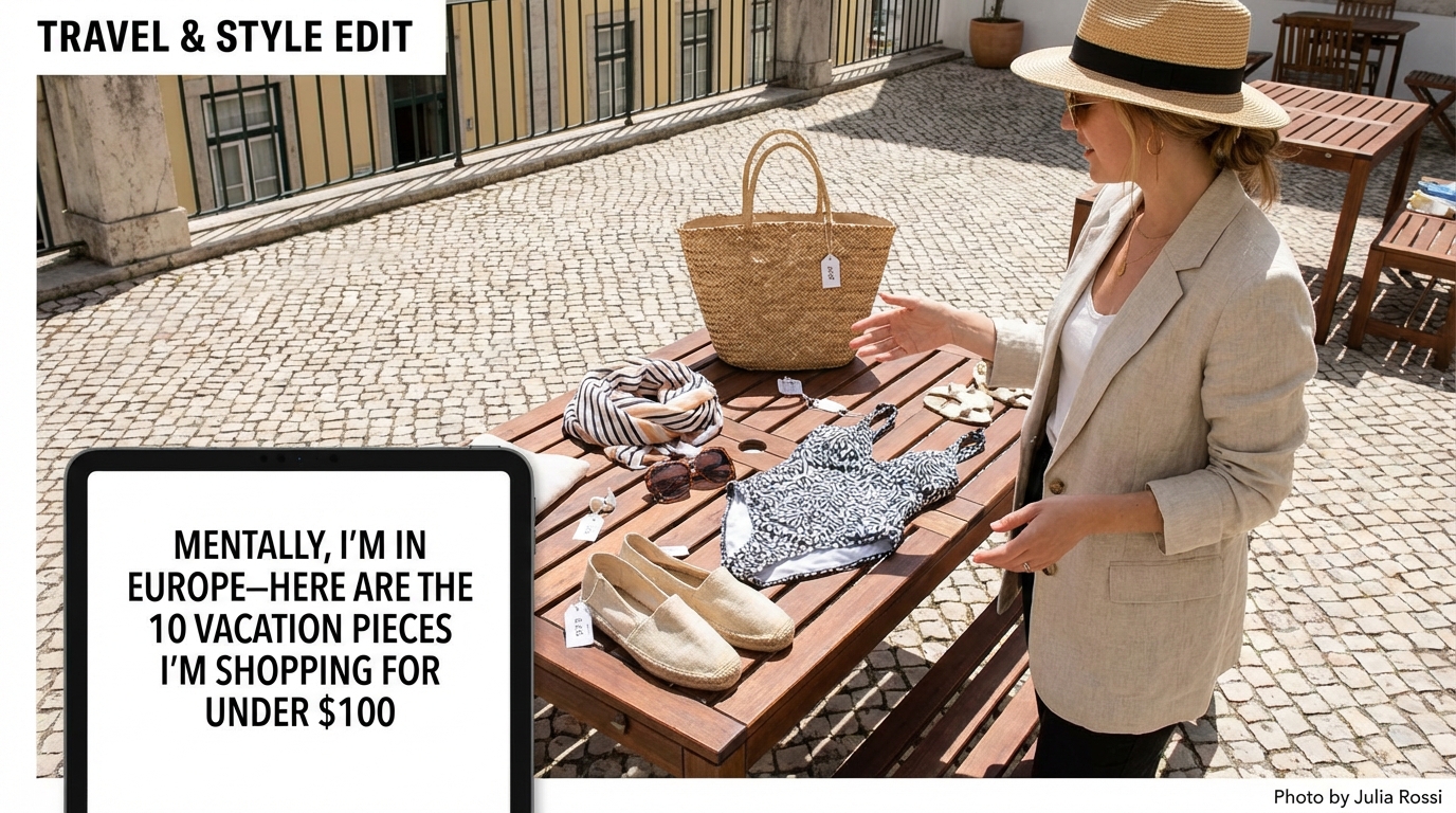 Mentally in Europe: 10 Chic Vacation Essentials Under $100 10 Mentally in Europe: 10 Chic Vacation Essentials Under $100