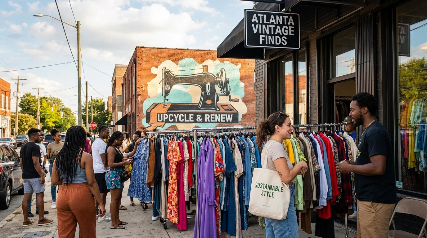 Atlanta’s Sustainable Fashion Scene: Consignment to Upcycling