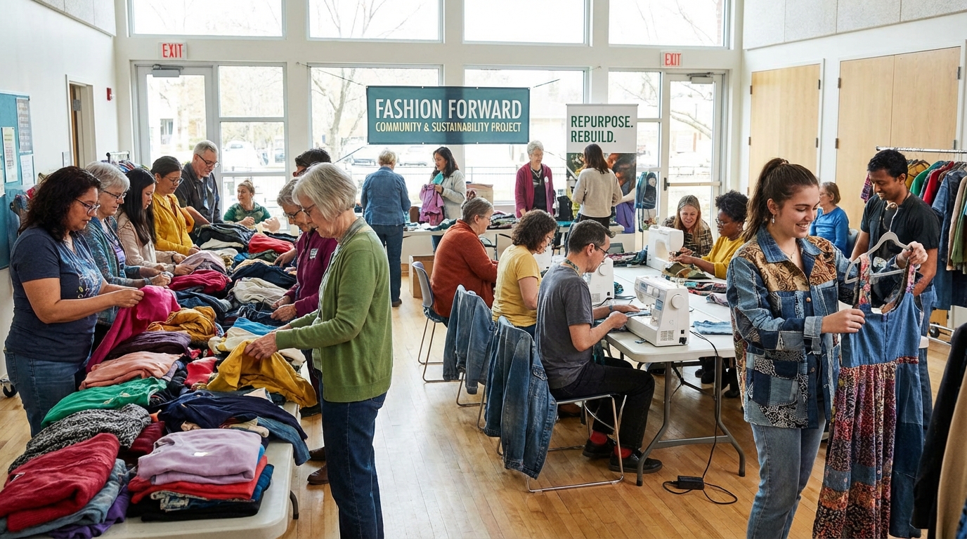 Fashion Forward: Giving Old Clothes New Life Through Community
