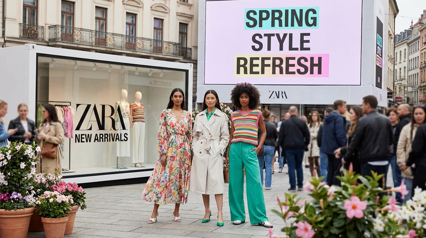 Zara’s New Spring Arrivals: A Fresh Spin on Seasonal Style