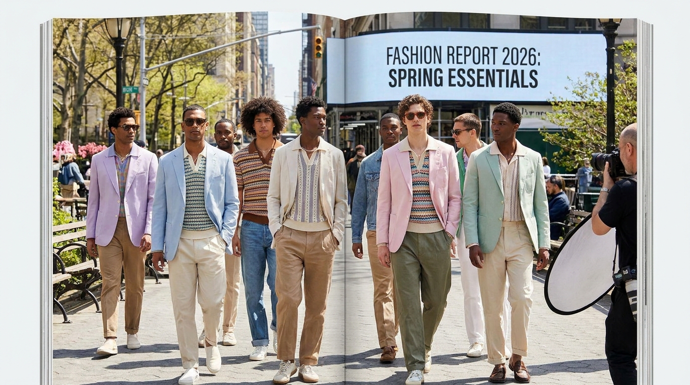 Men’s Spring 2026 Style Guide: Top Trends and Wardrobe Essentials