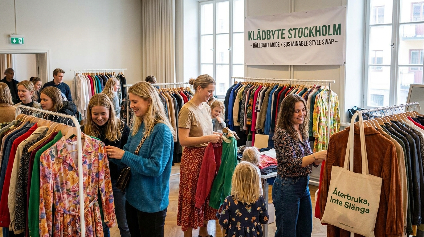 Refreshing Your Wardrobe? Sweden’s Chic Clothing Swaps Lead the Way
